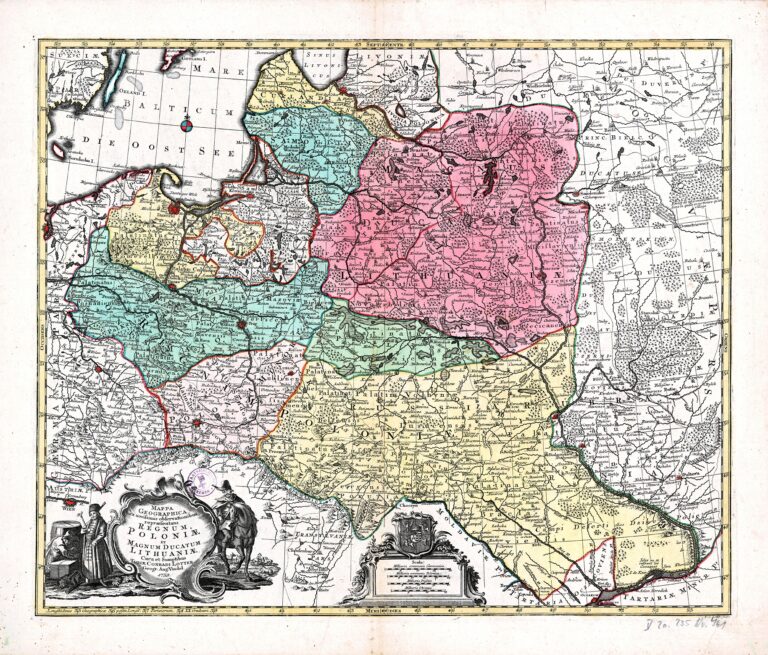 "Mappa Geographica, ex novifsimus obfservationibus repraefentans  Regnum Poloniӕ  et Magnum Ducatum Lithuaniӕ,"