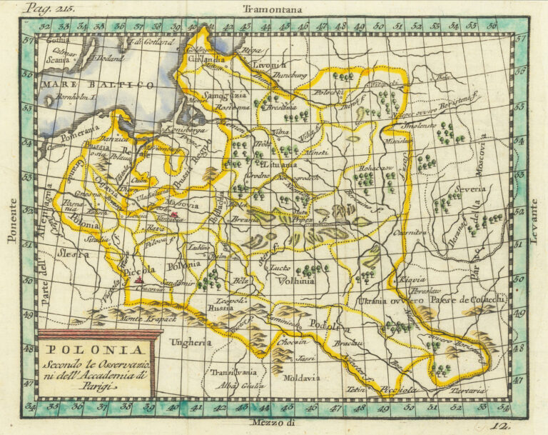 "Polonia Secondo le Osservazioni dell' Accademia di Parigi,"