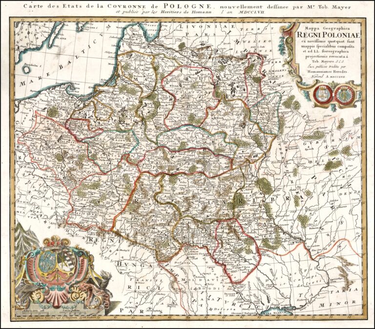 "Mappa geographica Regni Poloniӕ,"
