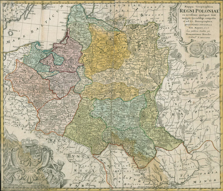 "Mappa geographica Regni Poloniӕ,"