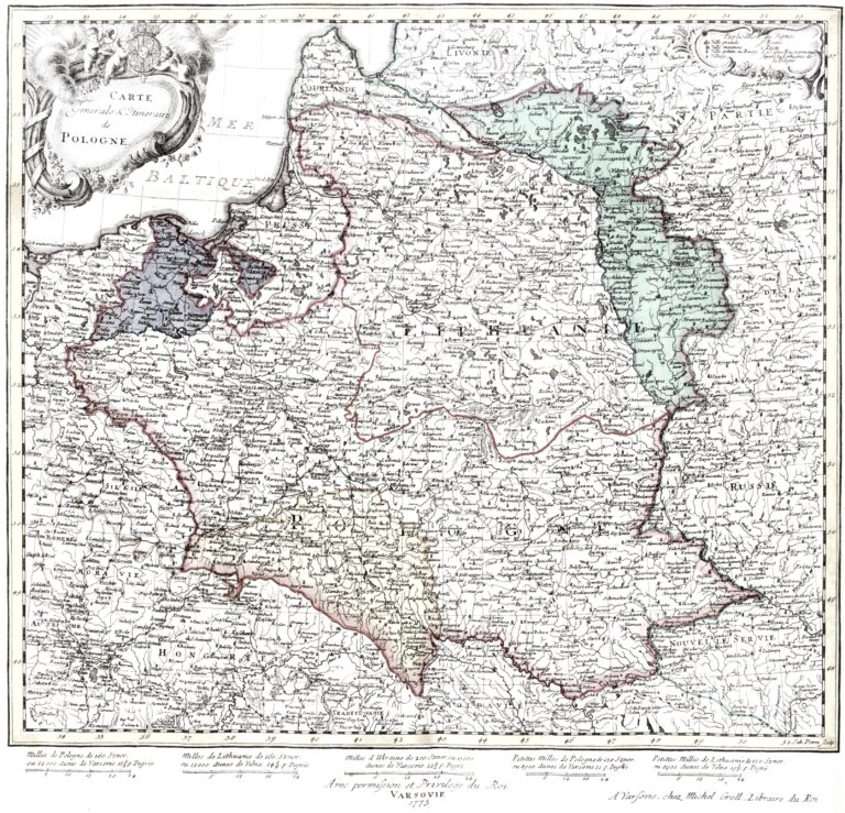 "Carte Generale & Itineraire de Pologne,"