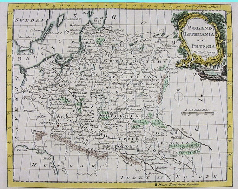 "POLAND, LITHUANIA and PRUSSIA."