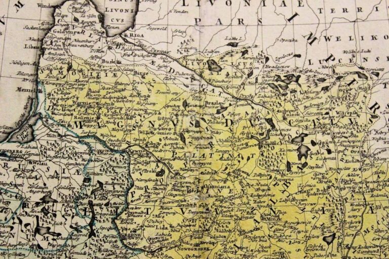 "Mappa Geographica Regni Poloniae ex novissimis...divisa et luci publice traddita per Homannia- nos Heredes Norinbergæ C.P.S.C.M."