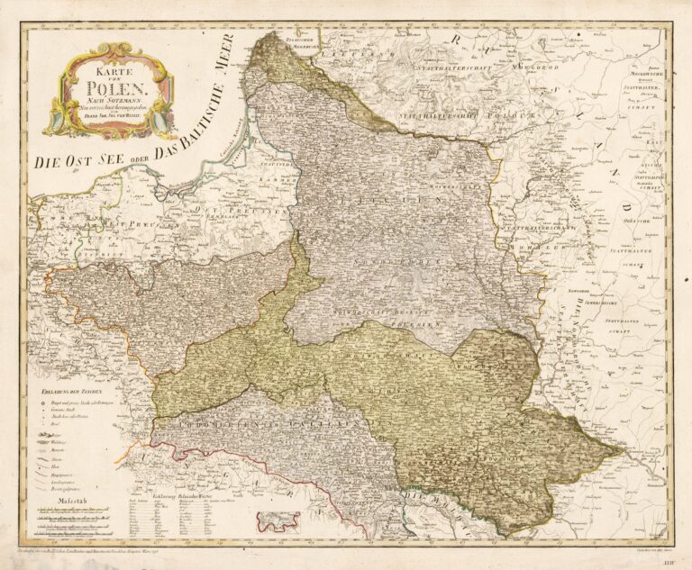 "Karte von Polen, Nach Sotzmann, neu verzeichnet"