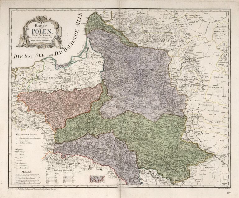 "Karte von Polen, Nach Sotzmann, neu verzeichnet"