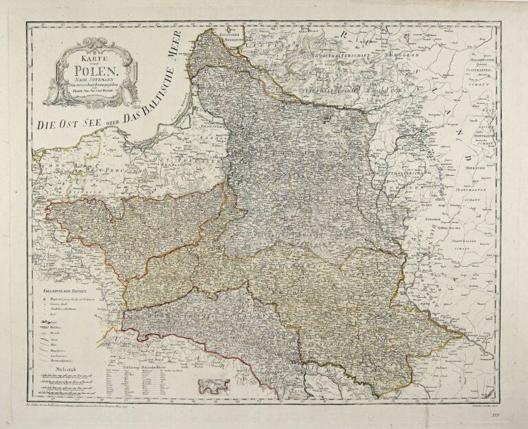 "Karte von Polen, Nach Sotzmann, neu verzeichnet"