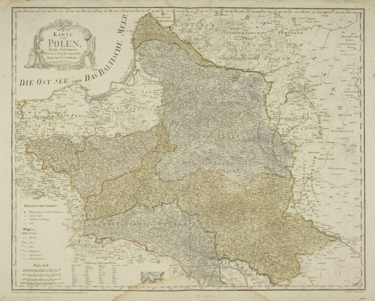 "Karte von Polen, Nach Sotzmann, neu verzeichnet"