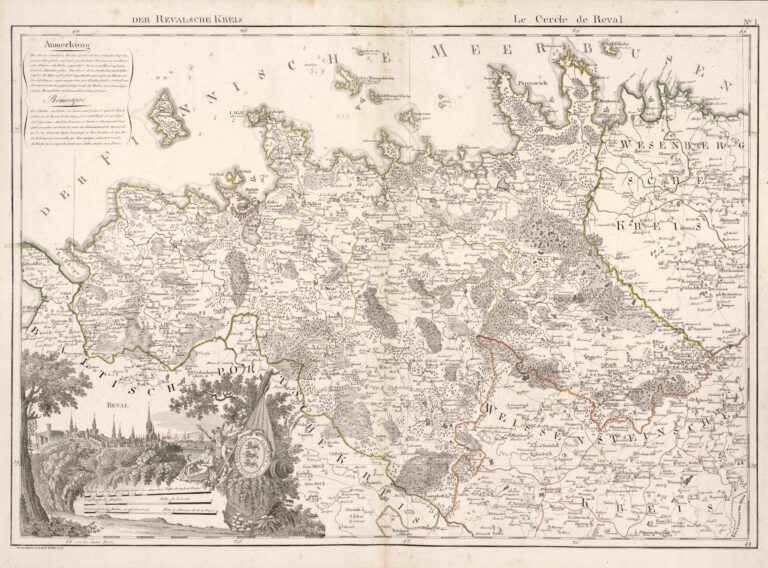 "Atlas von Liefland, oder von den beyden Gouvernementern u. Herzogthümern Lief- und Ehstland, und der Provinz Oesel"