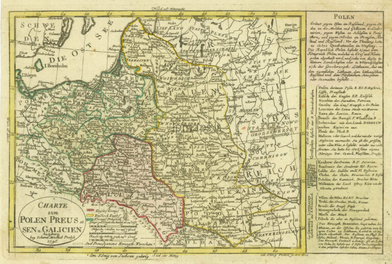 "Charte von Polen Preussen u. Galicien,"