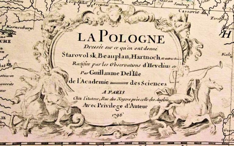 "La Pologne Dressée sur ce qu'0n ont donné Starovolsk, Beauplan, Hartnoch et autres Auters Rectifiée par les Observations d'Hebelius etc. Par Guillaume Del'Isle...,"