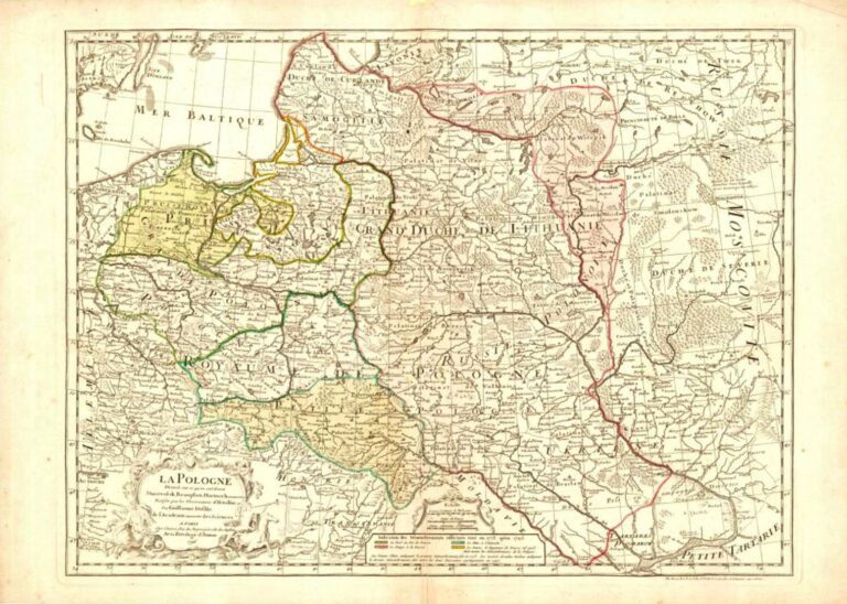 "La Pologne Dressée sur ce qu'0n ont donné Starovolsk, Beauplan, Hartnoch et autres Auters Rectifiée par les Observations d'Hebelius etc. Par Guillaume Del'Isle...,"