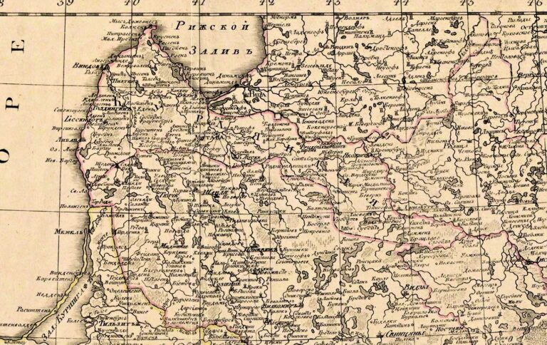 Plans for the newly acquired lands of the Russian Empire in 1793 and 1795
