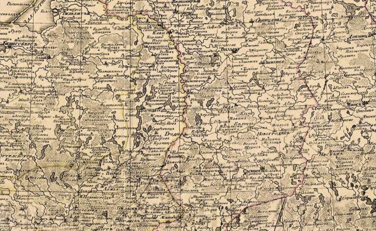 Plans for the newly acquired lands of the Russian Empire in 1793 and 1795