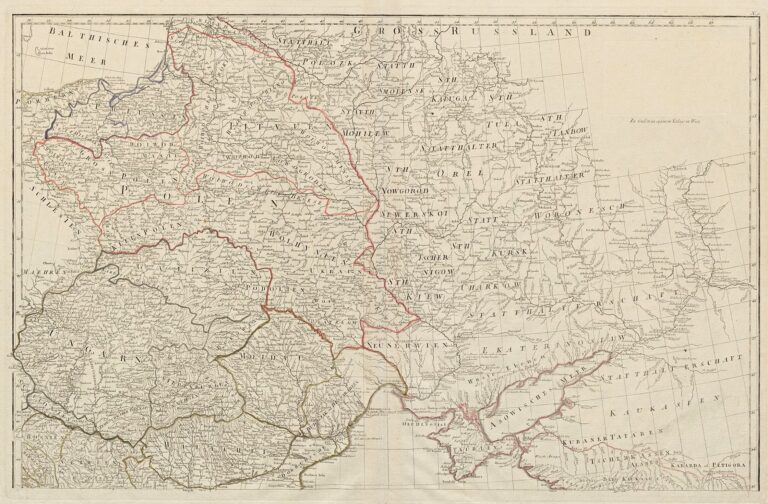"Zweiter Theil Der Karte Von Europa [Litauen, Polen Presussen, Ungarn ...]"