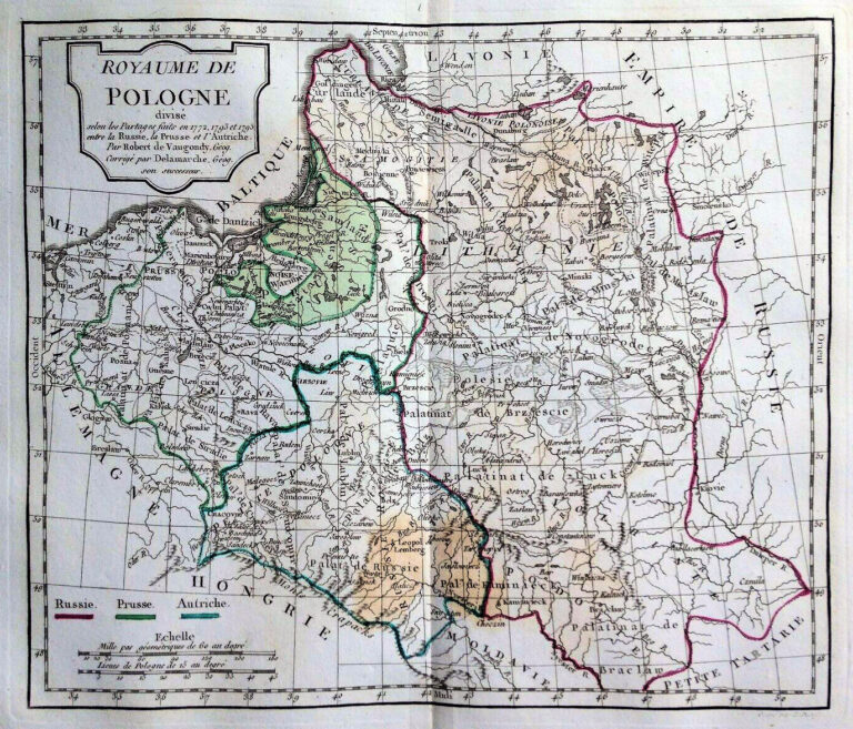"Royaume de Pologne divisée..,"