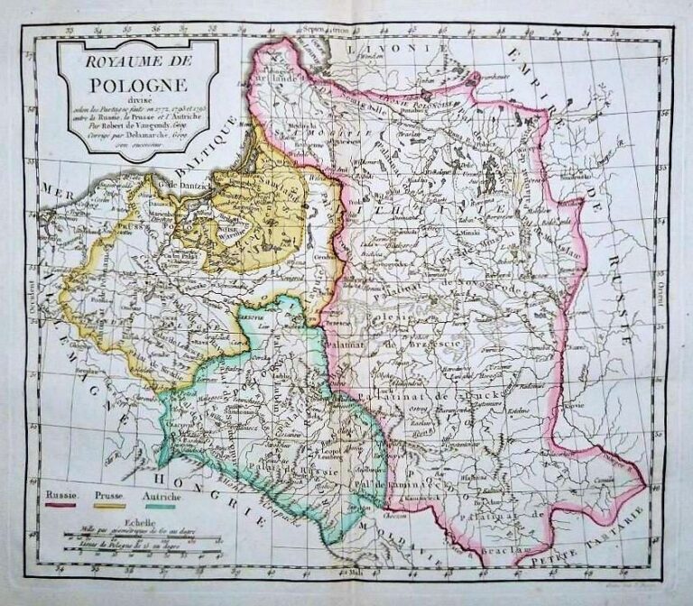 "Royaume de Pologne divisée..,"