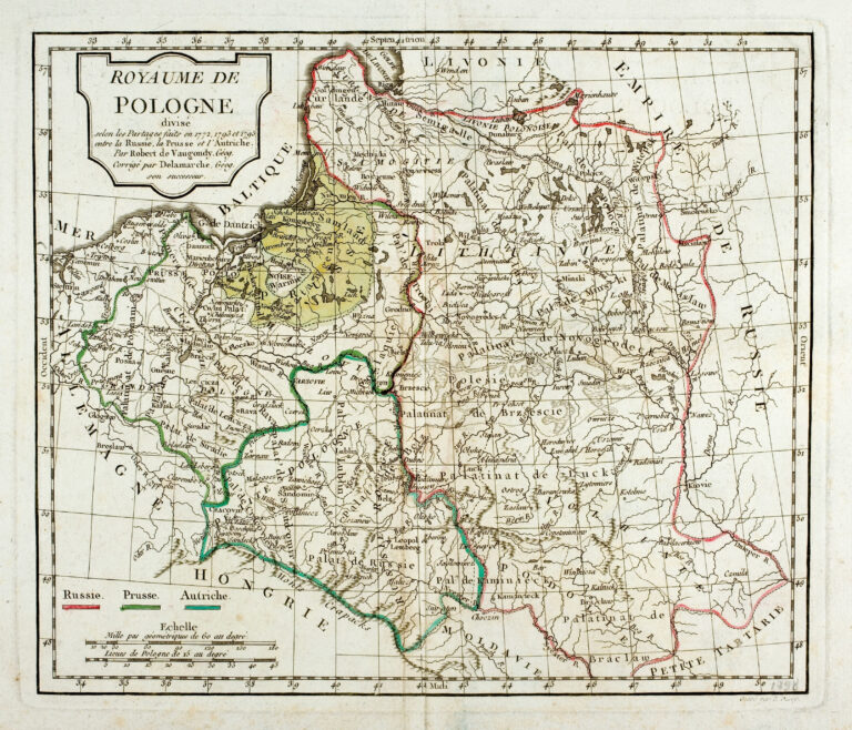 "Royaume de Pologne divisée..,"