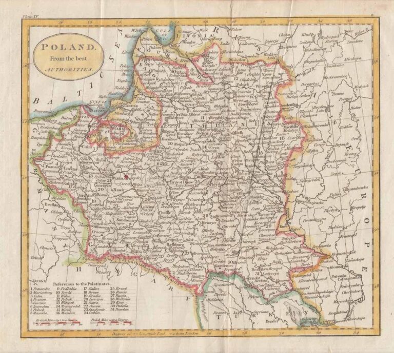 "Map of POLAND. from the best Authorities."
