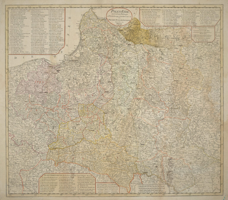 "Polens Ende, durch die letzten Theilungen und Besitznehmungen in den Jahren 1793 und 95 von Preussen, Russland, Oestreich,"