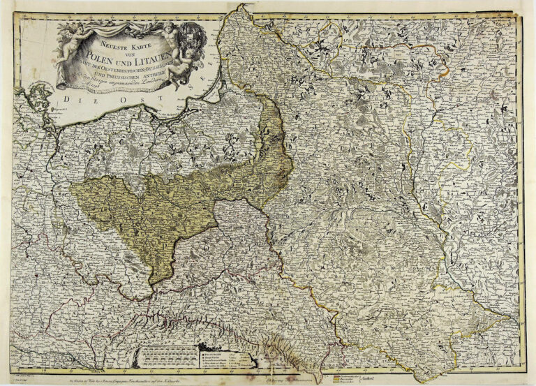 "Neueste Karte von Polen und Litauen..,”