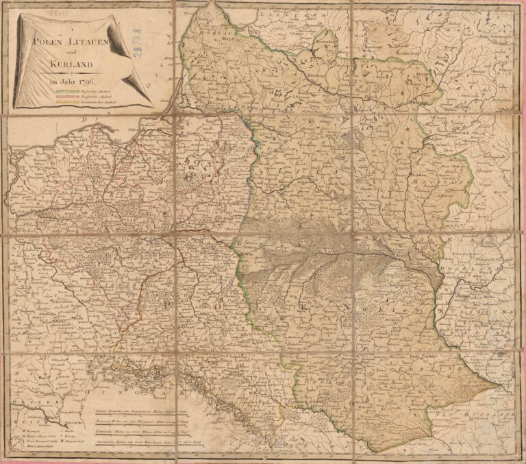 "Polen, Litauen und Kurland im Jahr 1796,"