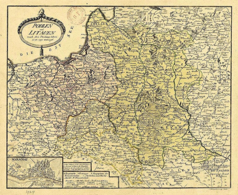 "Pohlen und Litauen nach den Theilungs Jahren 1772, 1795, und 1796,"