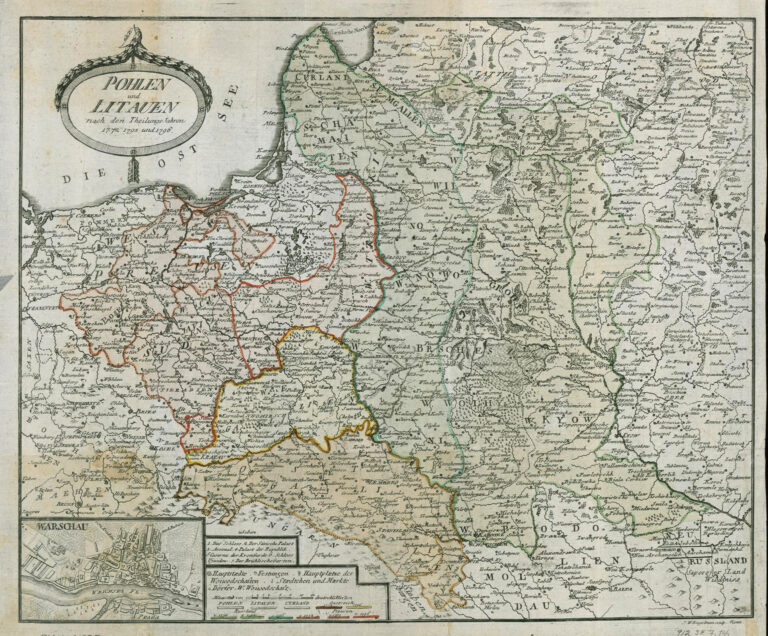 "Pohlen und Litauen nach den Theilungs Jahren 1772, 1795, und 1796,"