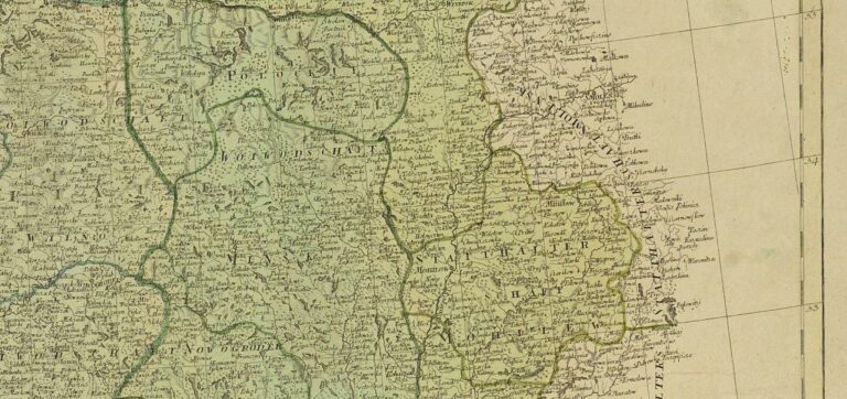 "General-Karte von den Preußischen, Russischen und Oestreichischen Besitzungen im ehemaligen Polen"