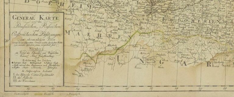 "General-Karte von den Preußischen, Russischen und Oestreichischen Besitzungen im ehemaligen Polen"