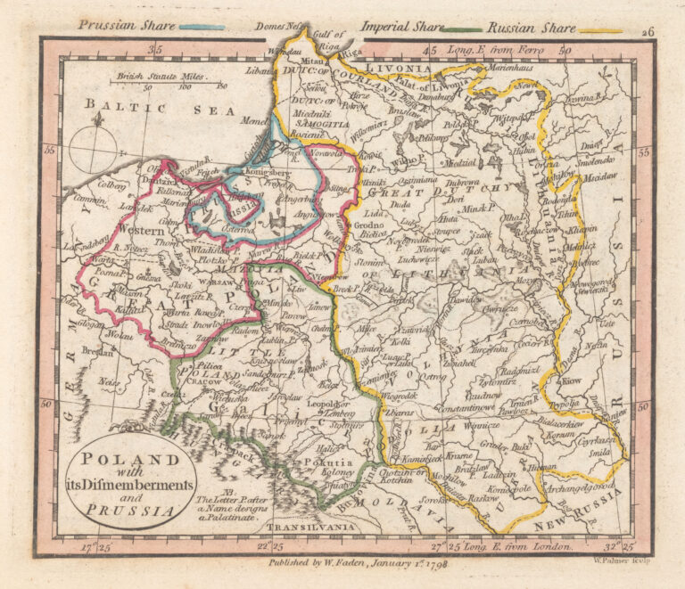"Poland with its Dismemberments and Prussia,"
