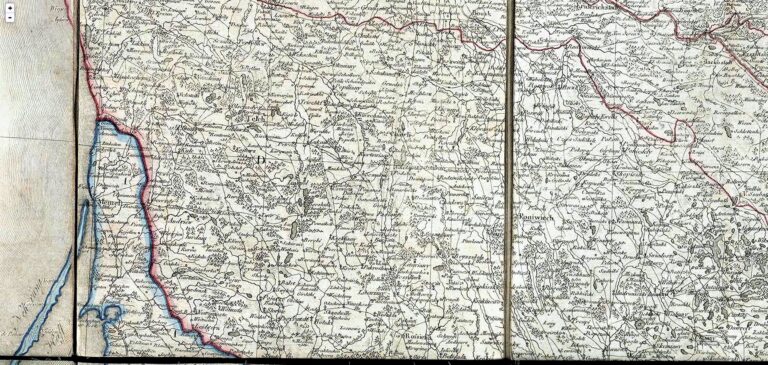 "Carte du ciderant ROYAUME de POLOGNE / "CARTE des vormalignen ganzen Konigsreich Pohlen..."