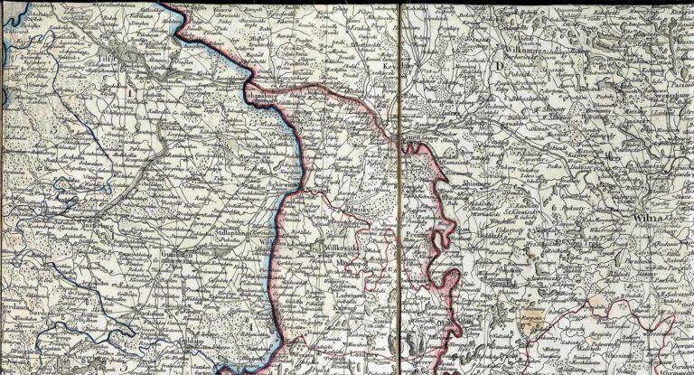 "Carte du ciderant ROYAUME de POLOGNE / "CARTE des vormalignen ganzen Konigsreich Pohlen..."