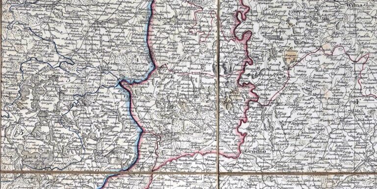 "Carte du ciderant ROYAUME de POLOGNE / "CARTE des vormalignen ganzen Konigsreich Pohlen..."
