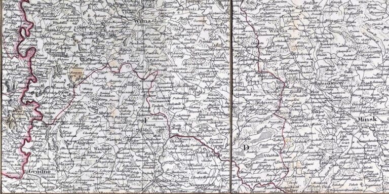 "Carte du ciderant ROYAUME de POLOGNE / "CARTE des vormalignen ganzen Konigsreich Pohlen..."