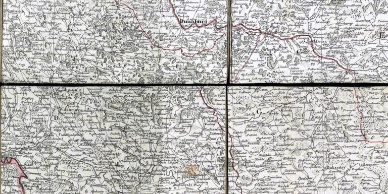 "Carte du ciderant ROYAUME de POLOGNE / "CARTE des vormalignen ganzen Konigsreich Pohlen..."