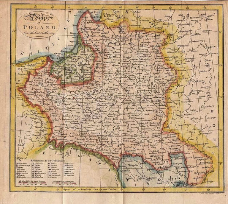"A Map of Poland from the best Authorities,"