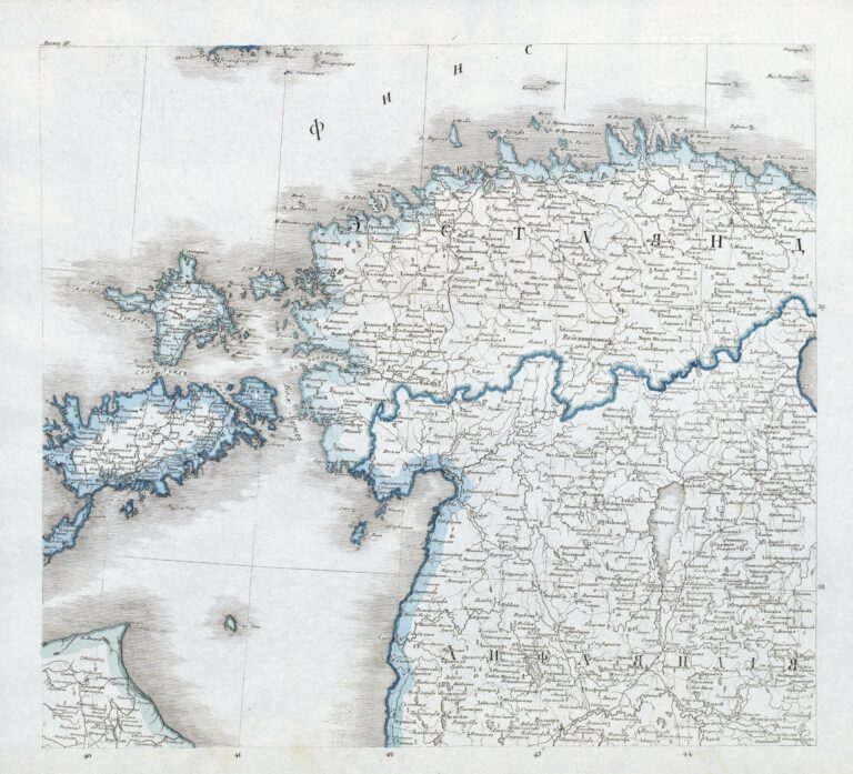 "Хранение файлов: 1816. Подробная карта Россійской Имперіи и близъ лежащихъ заграничныхъ владенiй, лист 17."