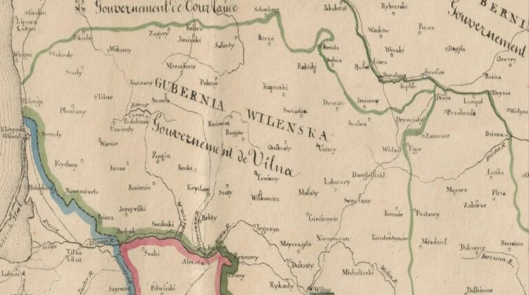 "Mappa Polski i Krajów okolicznych"