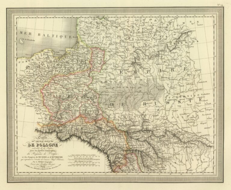 "Carte du Nouveau Royaume de Pologne..."