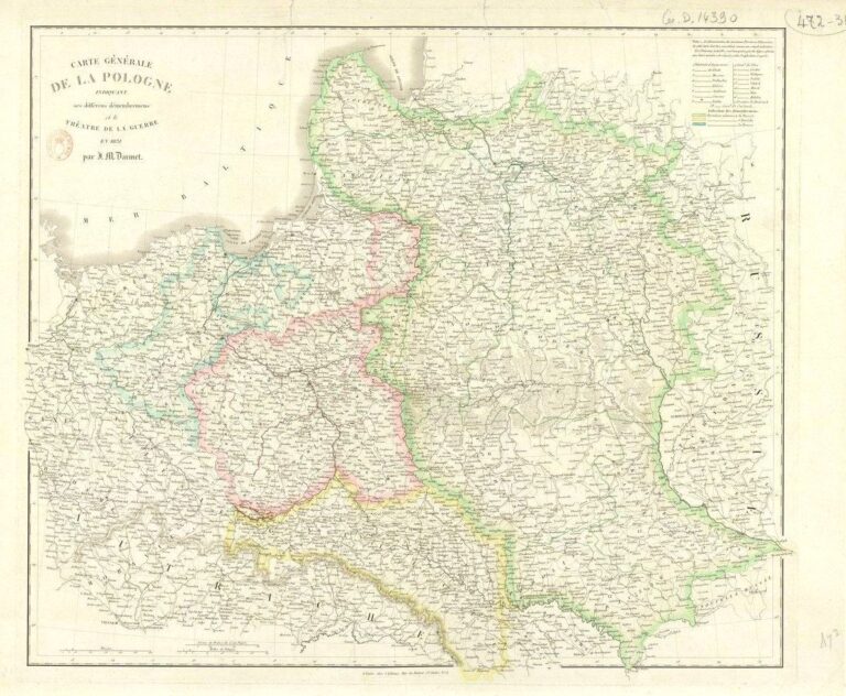 "Carte Generale de la Pologne Indiquant ses differens demembremens..."