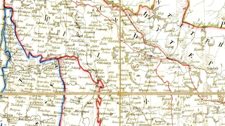 "Charte von POLEN Nach seiner gegenwärtigen Eintheilung in das neue KÖNIGREICH POLEN ...,"