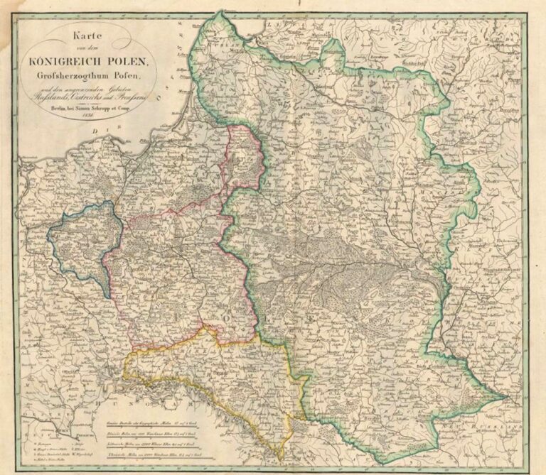 "Karte von dem KÖNIGREICH POLEN...,"