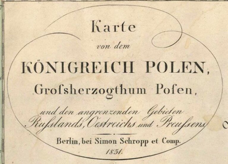 "Karte von dem KÖNIGREICH POLEN...,"
