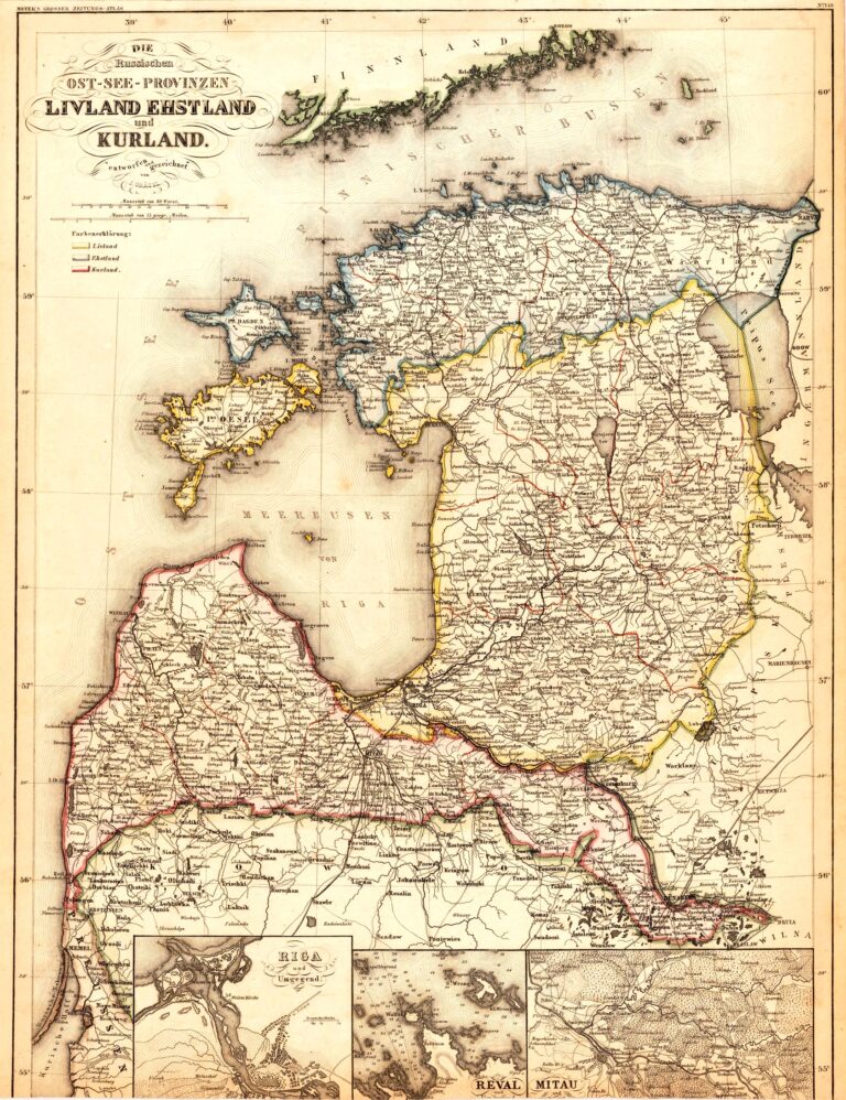 "DIE Russischen OST- SEE- PROVINZEN: LIVLAND, EHST- LAND und KURLAND,"