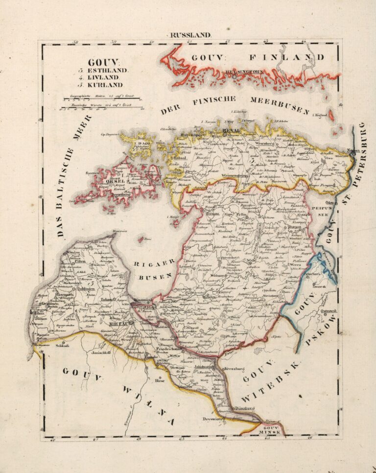 "Esthland, Livland, Kurland"