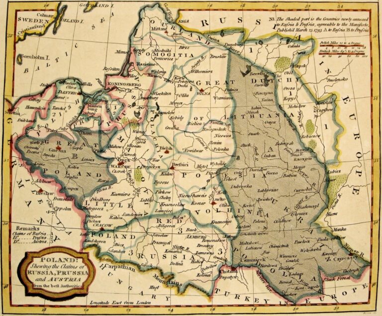"POLAND: Shewing the Claims of Russia, Prussia and Austria from the beft Authorities,"