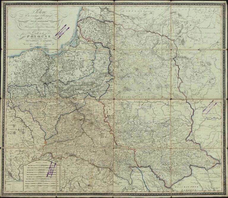 "Polen in die dermaligen Besitzungen eingetheilt..,"