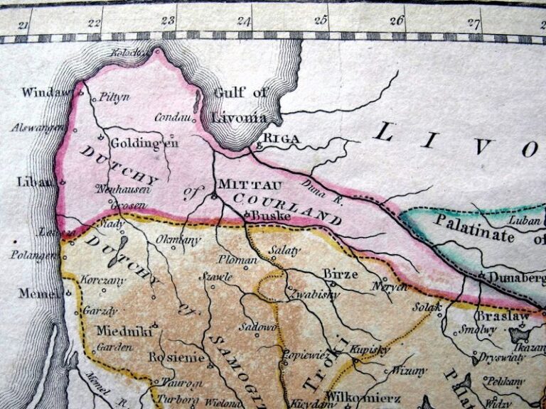 "A New and Accurate Map of Poland with its dismemberd Provinces..."