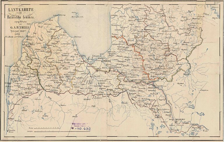 "Lantkahrte no Latweeschu semmes..,"