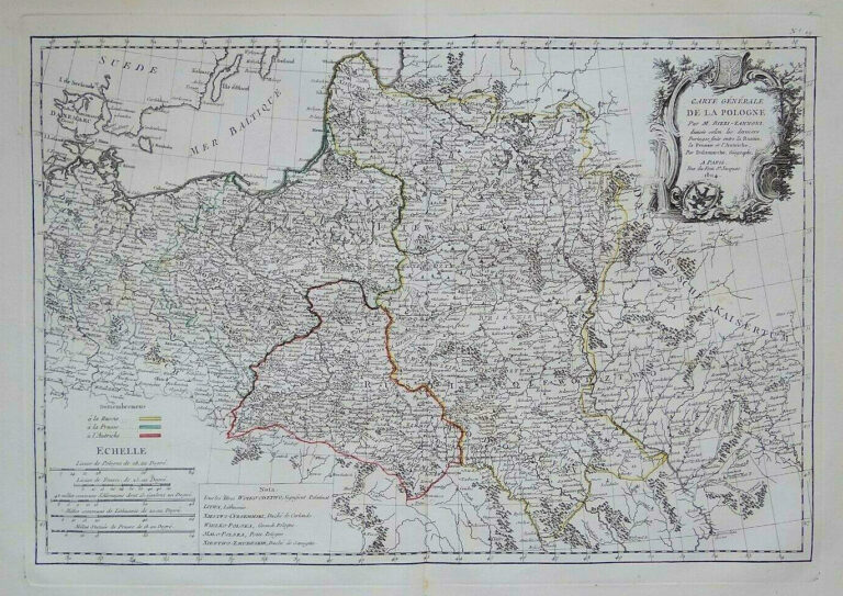 "CARTE GENERALE DE LA POLOGNE..,"
